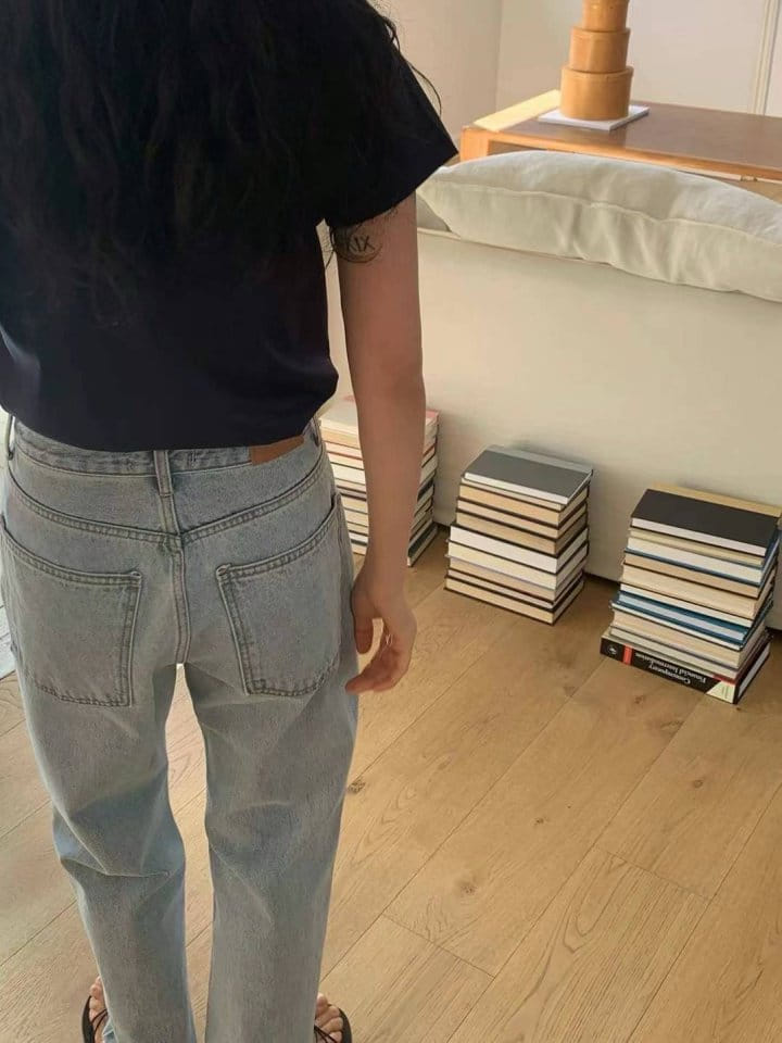 Taf - Korean Women Fashion - #womensfashion - Icy Denim Pants - 3
