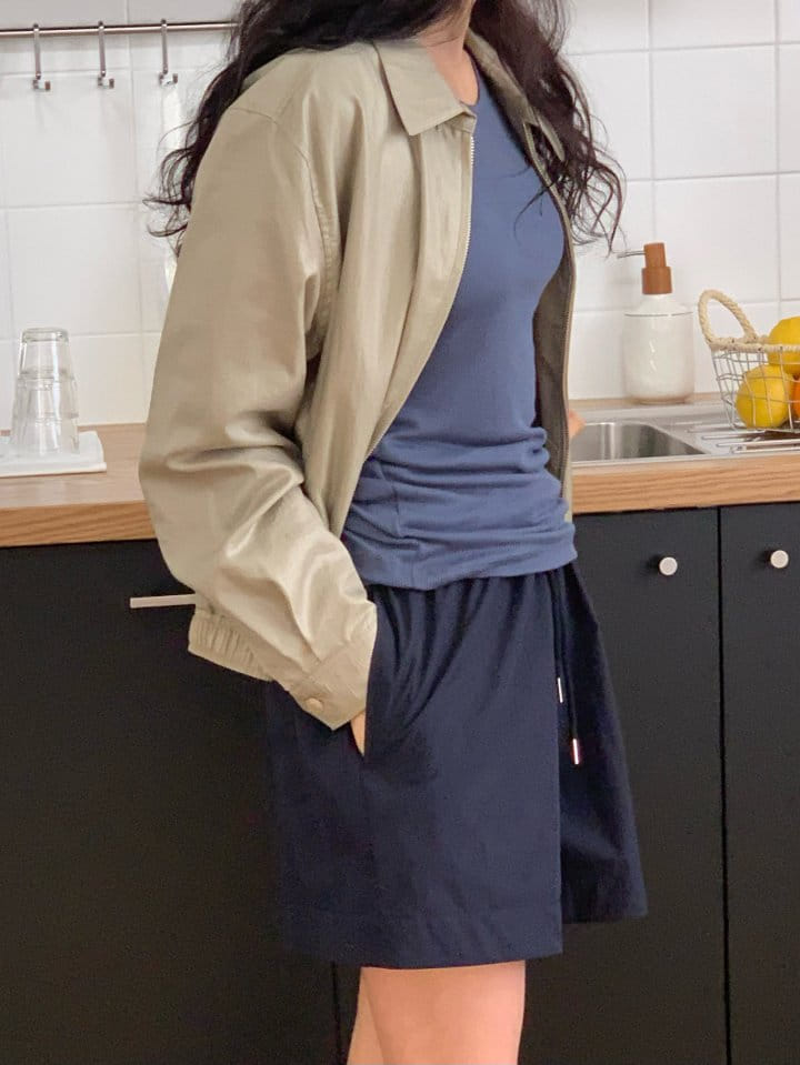 Taf - Korean Women Fashion - #womensfashion - Silky Blouson - 9
