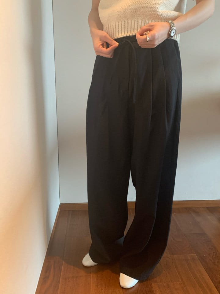 Taf - Korean Women Fashion - #womensfashion - Sui String Pants - 5