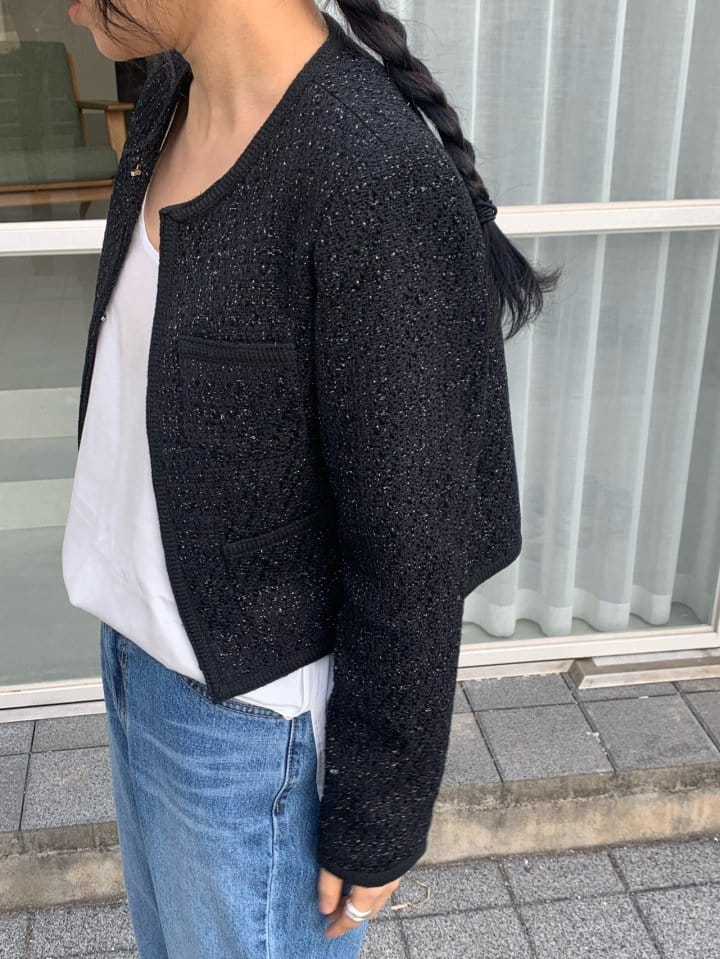 Taf - Korean Women Fashion - #womensfashion - Jenny Tweed Jacket - 10