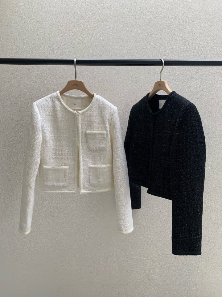 Taf - Korean Women Fashion - #womensfashion - Jenny Tweed Jacket - 2