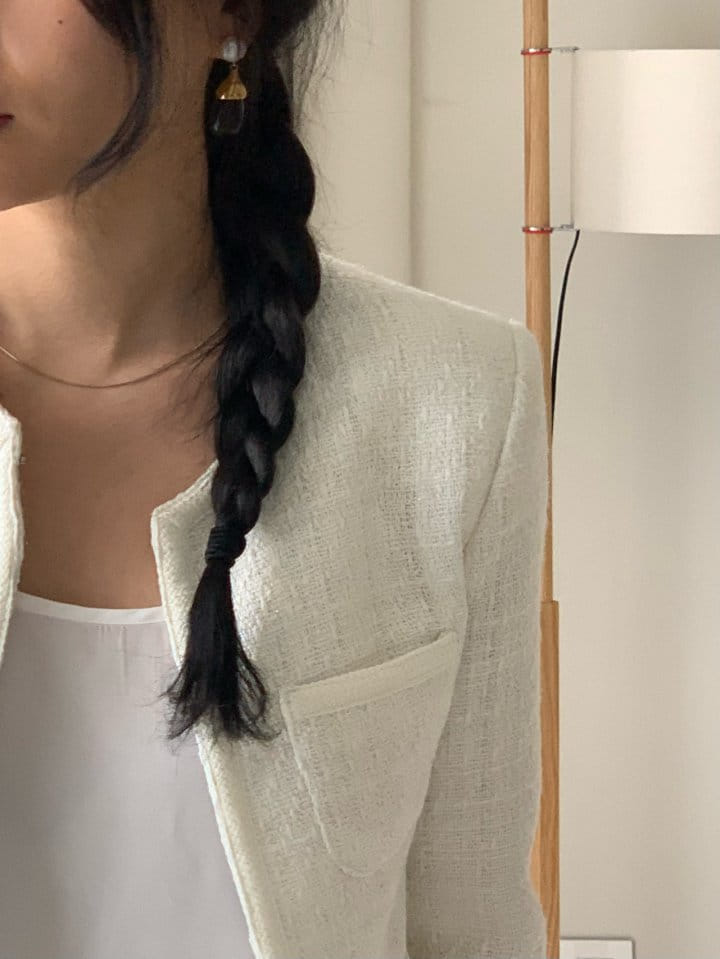 Taf - Korean Women Fashion - #womensfashion - Jenny Tweed Jacket - 6