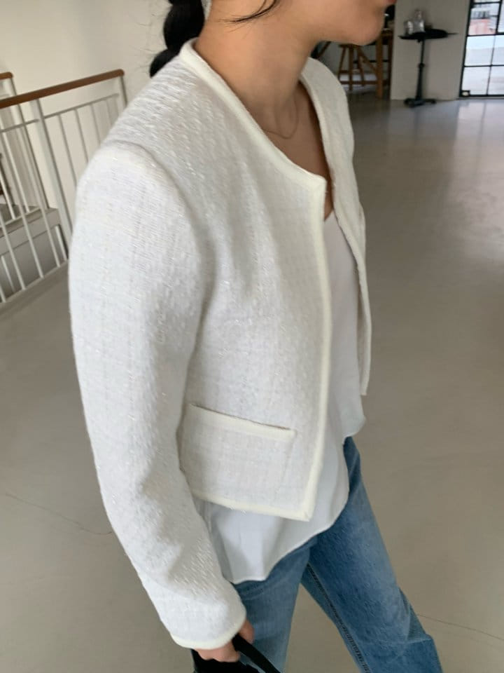 Taf - Korean Women Fashion - #womensfashion - Jenny Tweed Jacket - 8