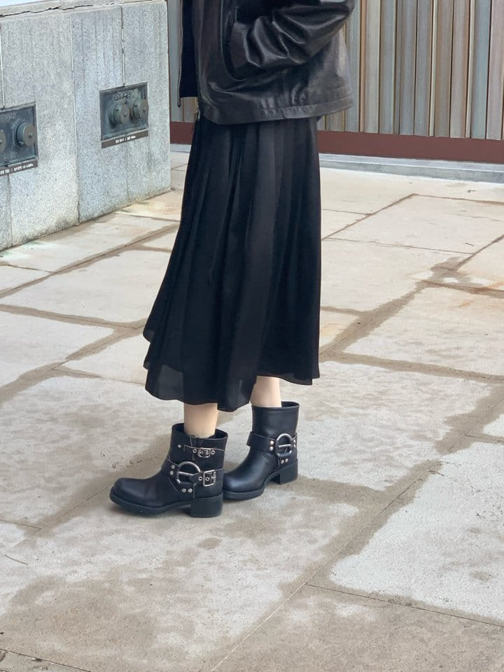 Taf - Korean Women Fashion - #momslook - Low String Skirt - 4