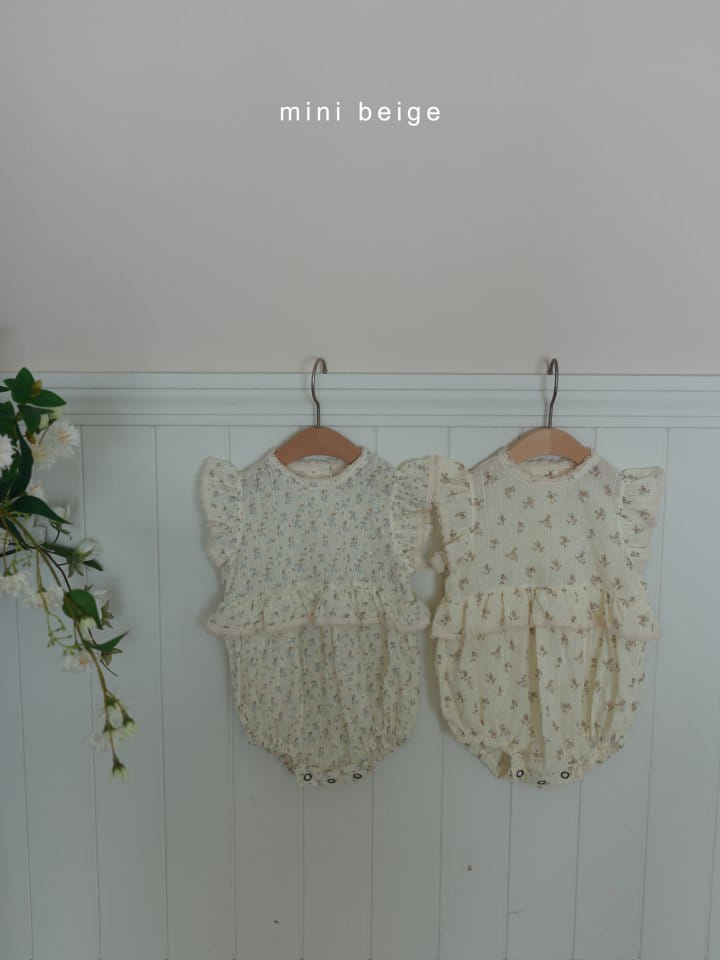 The Beige - Korean Baby Fashion - #babyboutique - Wing Frill Body Suit
