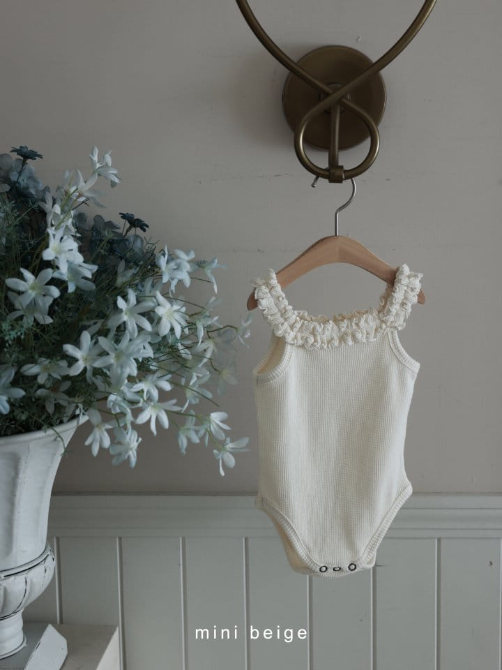 The Beige - Korean Baby Fashion - #babyboutiqueclothing - Waffle Gopchang Body Suit - 6