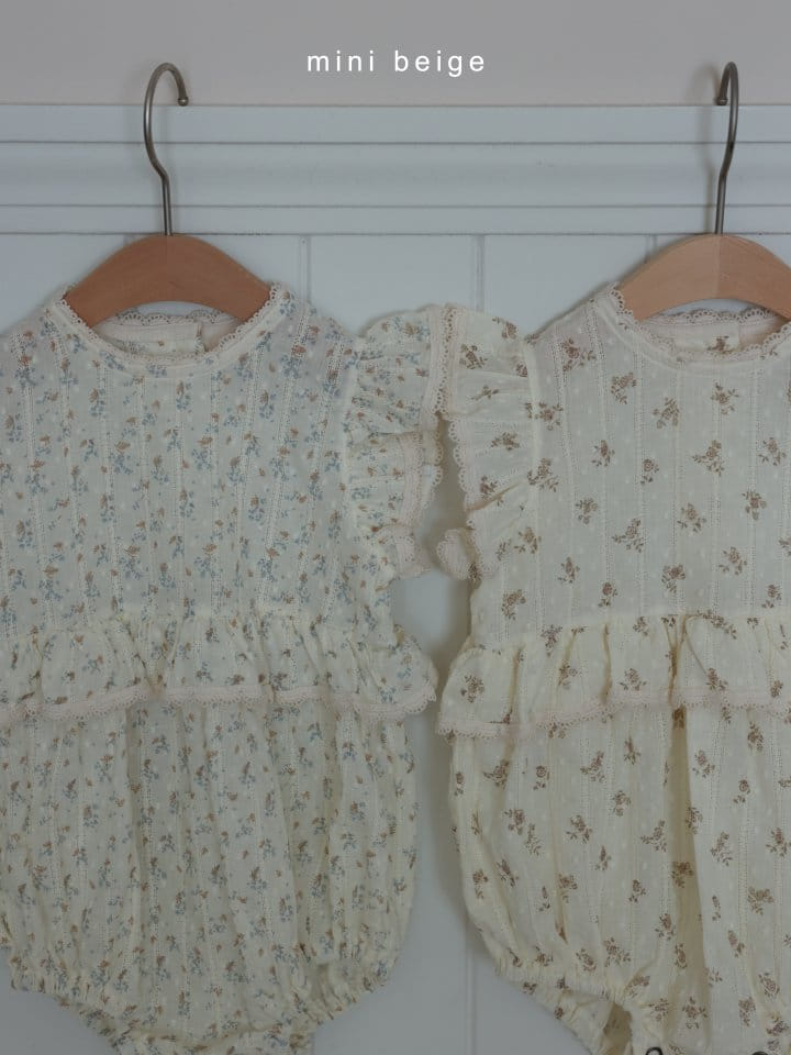 The Beige - Korean Baby Fashion - #babyboutiqueclothing - Wing Frill Body Suit - 2