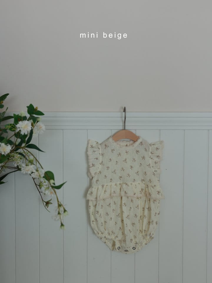 The Beige - Korean Baby Fashion - #babyclothing - Wing Frill Body Suit - 3