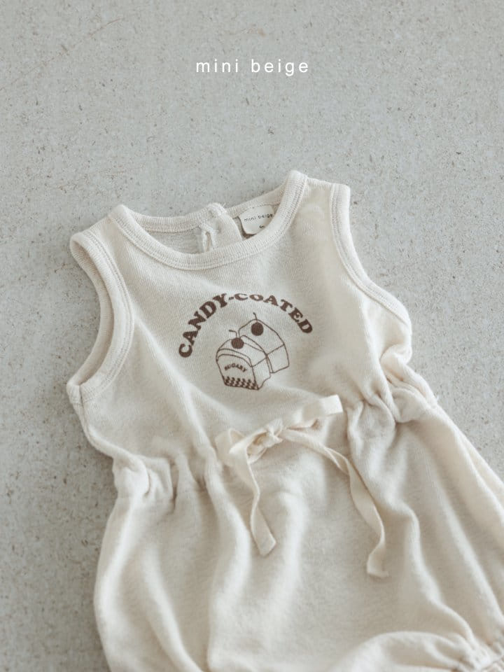 The Beige - Korean Baby Fashion - #babyfashion - String Body Suit - 7