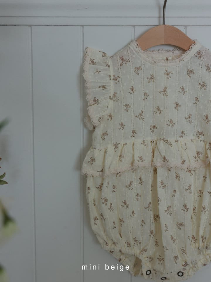 The Beige - Korean Baby Fashion - #babyclothing - Wing Frill Body Suit - 4