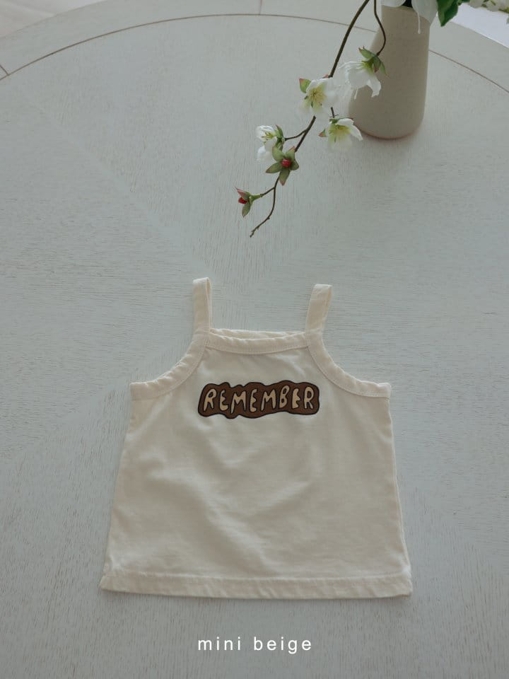 The Beige - Korean Baby Fashion - #babygirlfashion - Sleeveless Top Bottom Set - 3