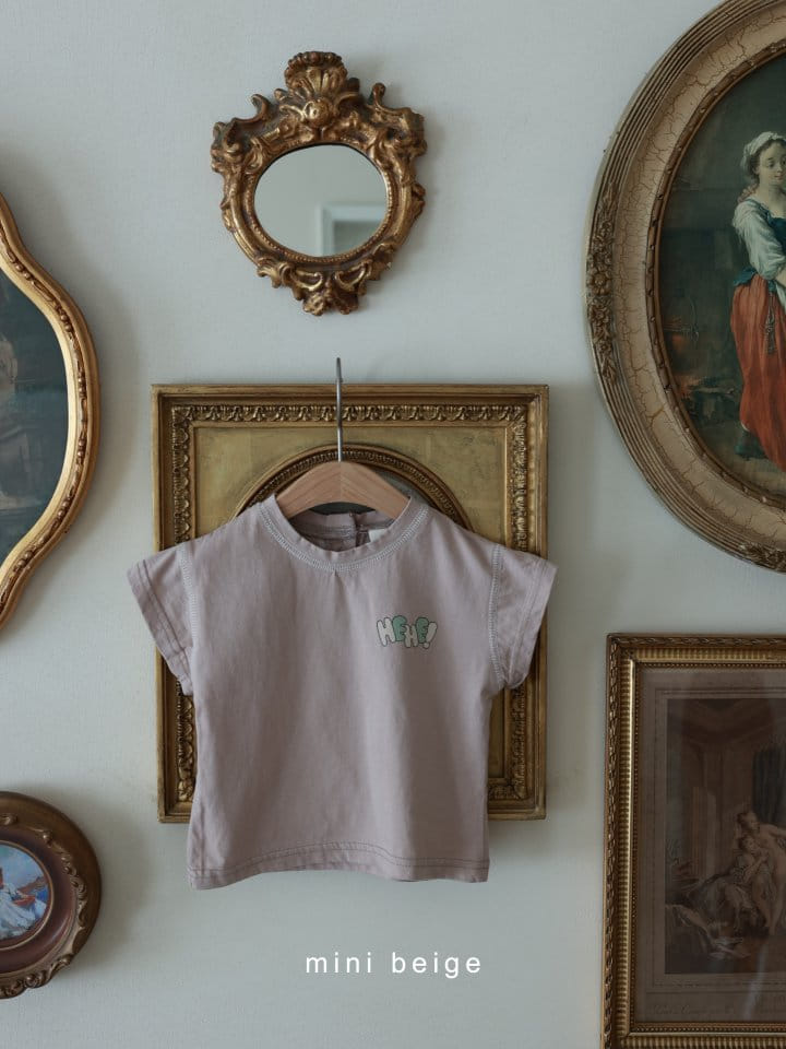 The Beige - Korean Baby Fashion - #babygirlfashion - Hehe Tee - 2