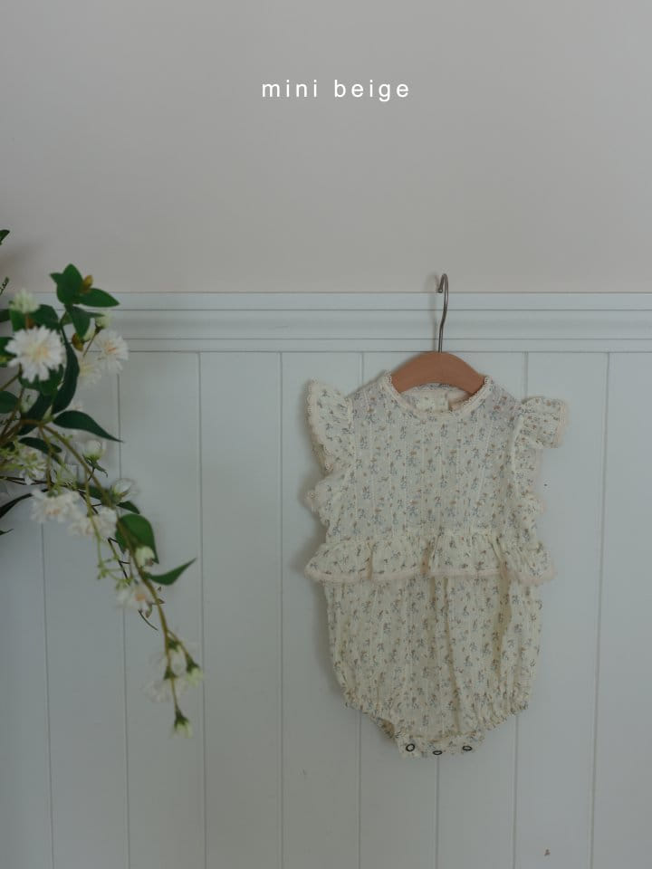 The Beige - Korean Baby Fashion - #babylifestyle - Wing Frill Body Suit - 7