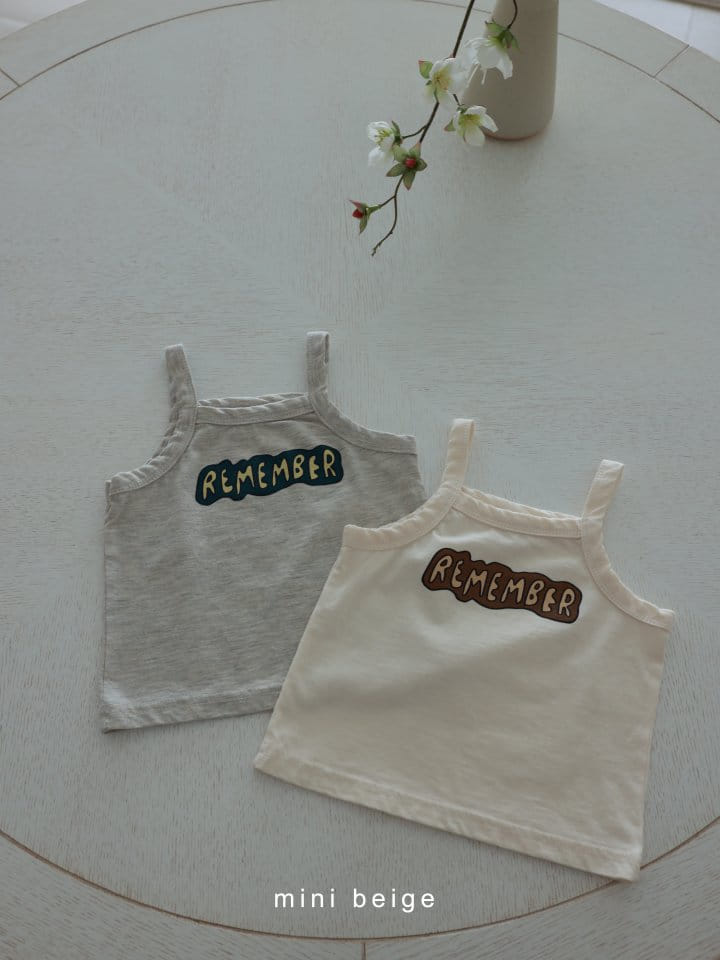 The Beige - Korean Baby Fashion - #babygirlfashion - Sleeveless Top Bottom Set - 4