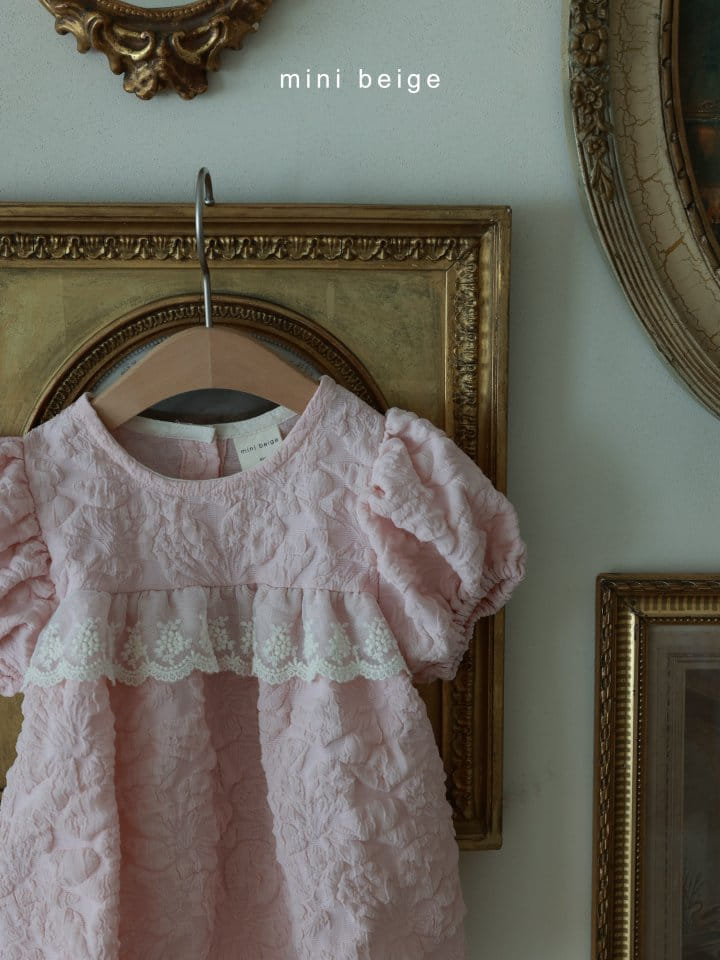The Beige - Korean Baby Fashion - #babyoninstagram - Puff Sleeve Body Suit - 9