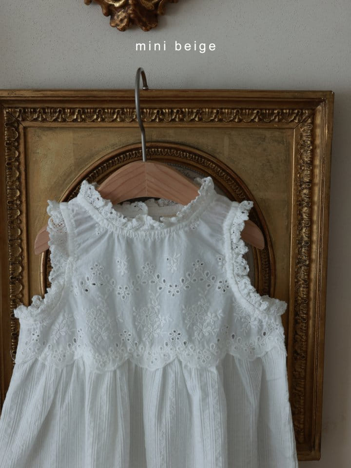 The Beige - Korean Baby Fashion - #babyoninstagram - Lace Long Pants Body Suit - 7