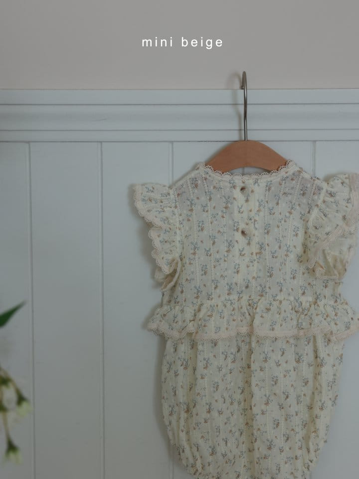 The Beige - Korean Baby Fashion - #babyootd - Wing Frill Body Suit - 9