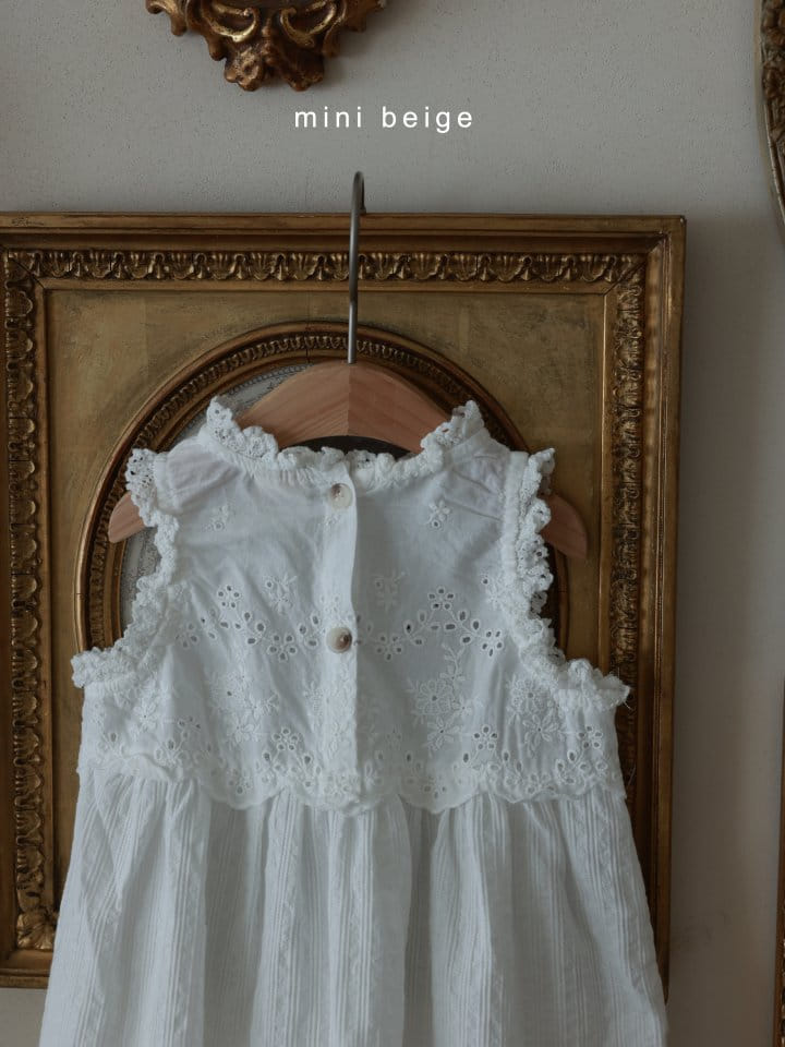 The Beige - Korean Baby Fashion - #babyoutfit - Lace Long Pants Body Suit - 9