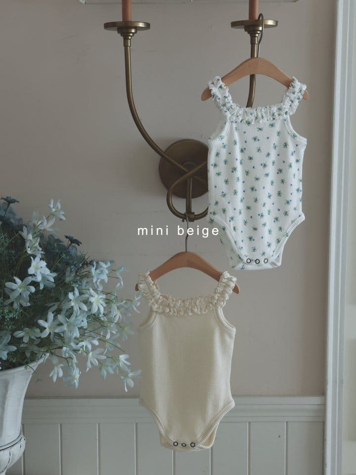 The Beige - Korean Baby Fashion - #babywear - Waffle Gopchang Body Suit