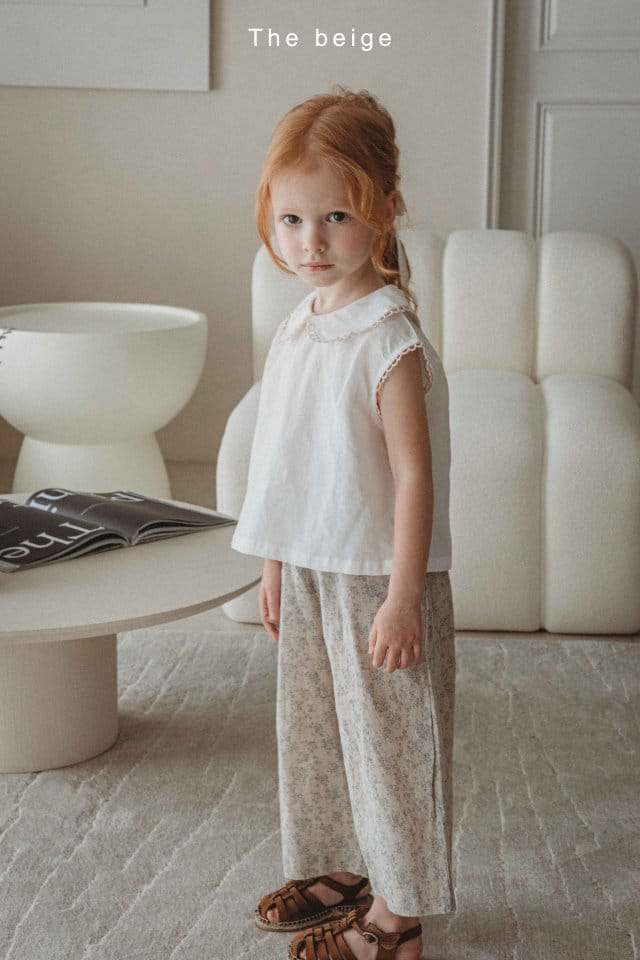 The Beige - Korean Children Fashion - #Kfashion4kids - Linen Wide Pants