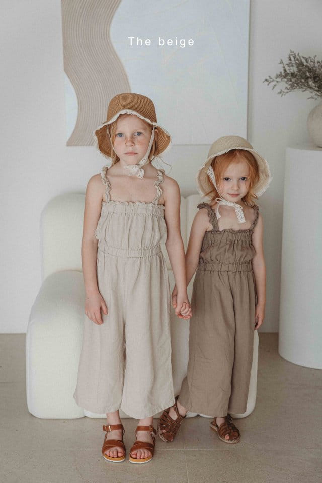 The Beige - Korean Children Fashion - #Kfashion4kids - Gopchang Frill Overalls