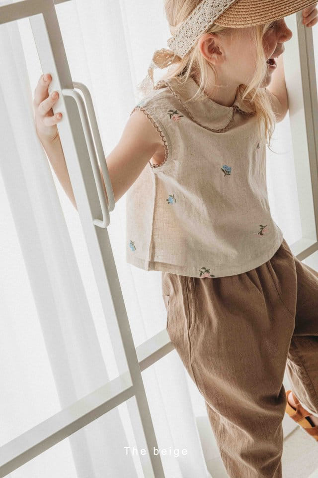 The Beige - Korean Children Fashion - #childofig - Lace Ma Wide Pants - 5