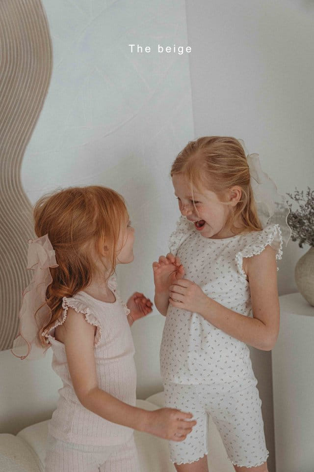 The Beige - Korean Children Fashion - #childofig - Terry Short Leggings - 5