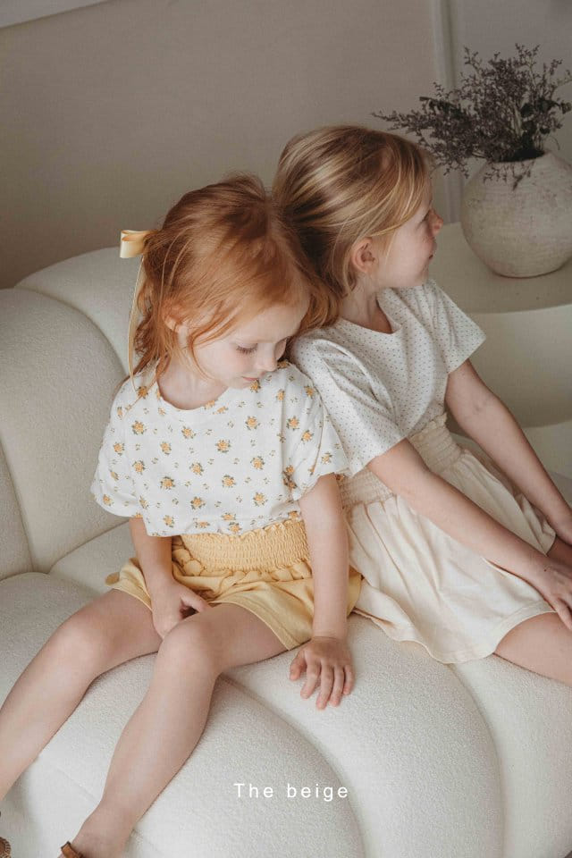 The Beige - Korean Children Fashion - #childofig - Paint Short Sleeve Tee - 2