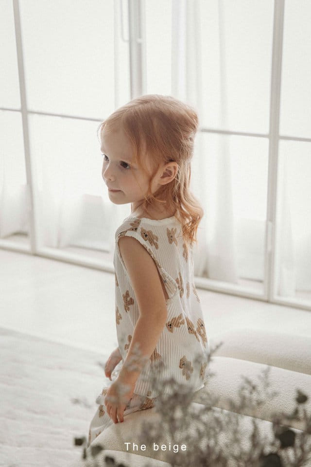 The Beige - Korean Children Fashion - #childrensboutique - Pleats Top Bottom Set - 11