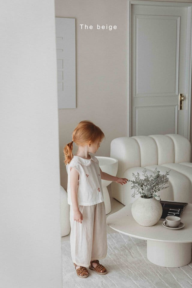 The Beige - Korean Children Fashion - #designkidswear - Lace Ma Wide Pants - 8