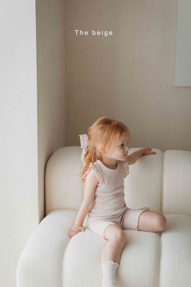 The Beige - Korean Children Fashion - #designkidswear - Terry Short Leggings - 7