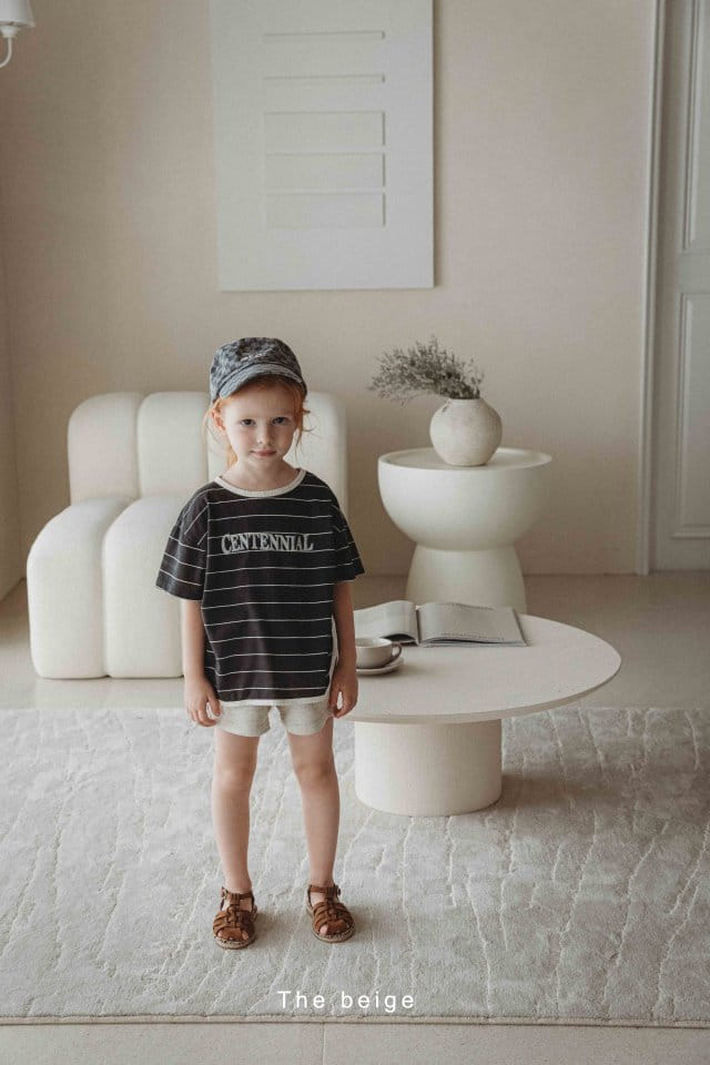 The Beige - Korean Children Fashion - #kidsshorts - Thread Color Short - 2