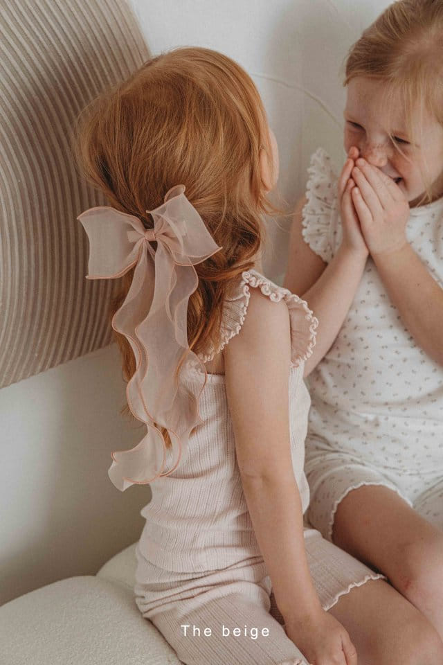 The Beige - Korean Children Fashion - #kidsshorts - Rib Wing Tee - 9