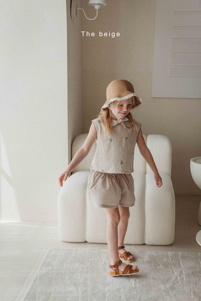 The Beige - Korean Children Fashion - #kidsstore - Dung Ca Embroidery Blanc - 2