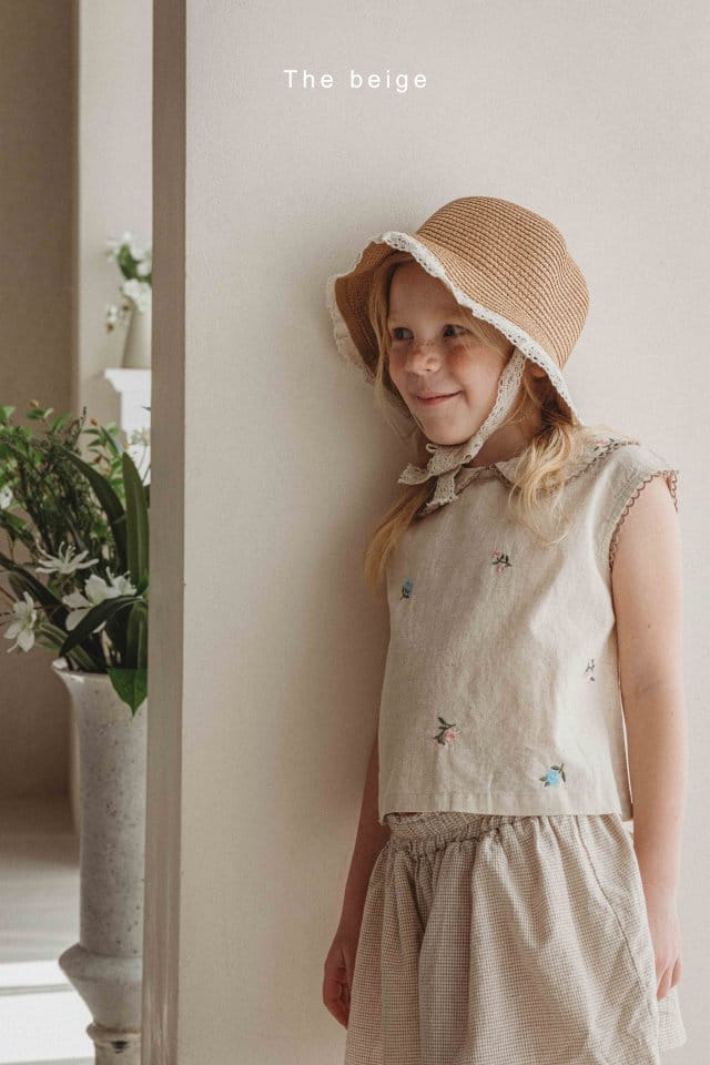 The Beige - Korean Children Fashion - #kidzfashiontrend - Dung Ca Embroidery Blanc - 3