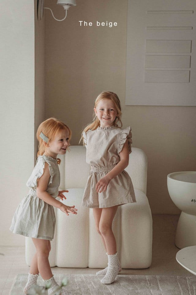 The Beige - Korean Children Fashion - #littlefashionista - Check Skirt Pants - 5