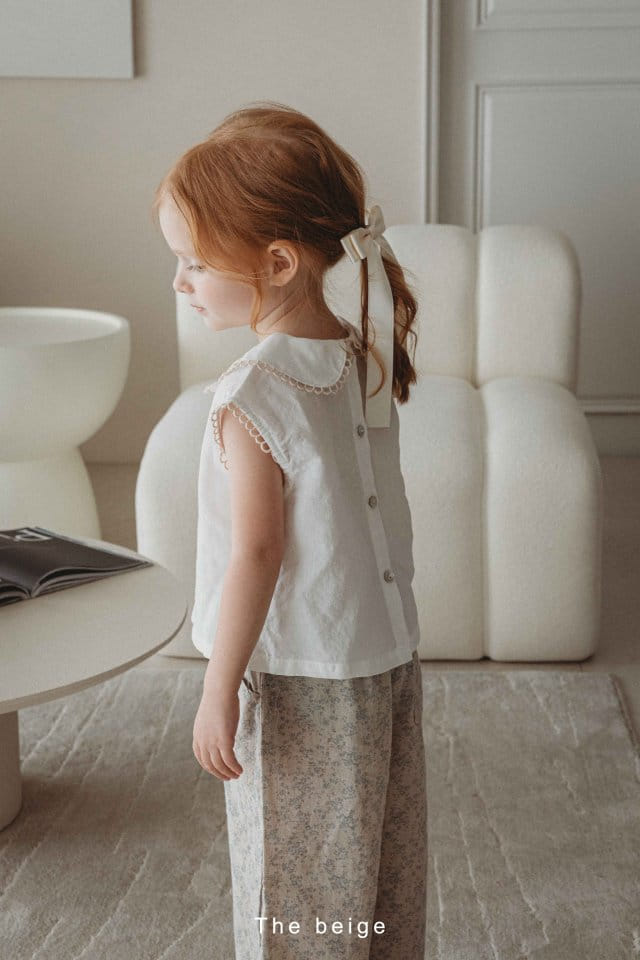 The Beige - Korean Children Fashion - #magicofchildhood - Linen Wide Pants - 3