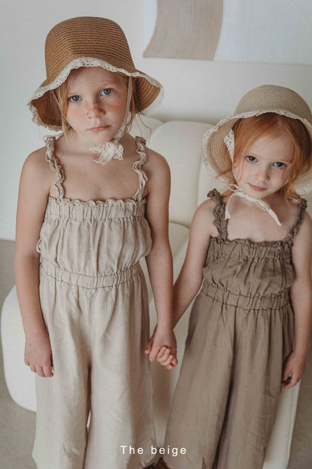 The Beige - Korean Children Fashion - #magicofchildhood - Gopchang Frill Overalls - 3