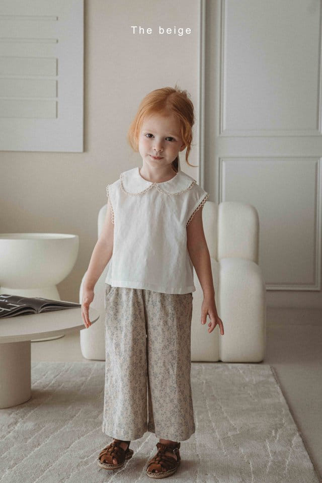 The Beige - Korean Children Fashion - #magicofchildhood - Linen Wide Pants - 4
