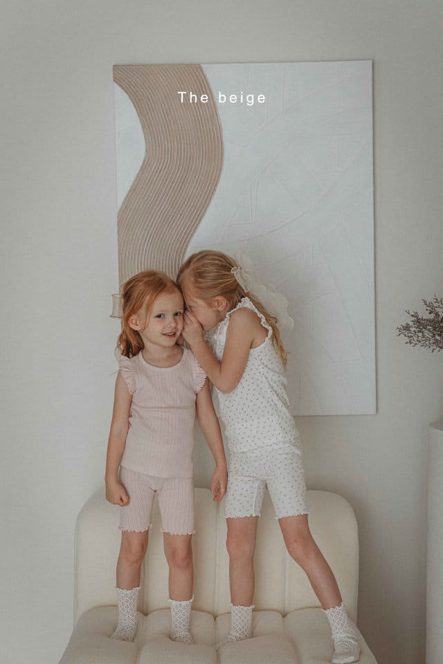The Beige - Korean Children Fashion - #minifashionista - Terry Short Leggings - 2