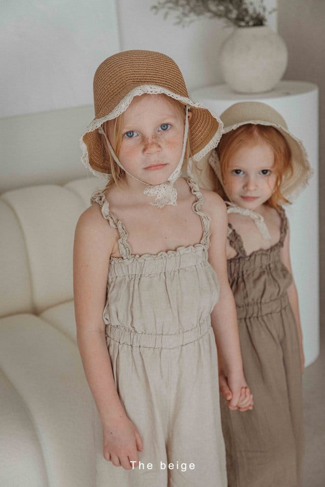 The Beige - Korean Children Fashion - #magicofchildhood - Gopchang Frill Overalls - 4