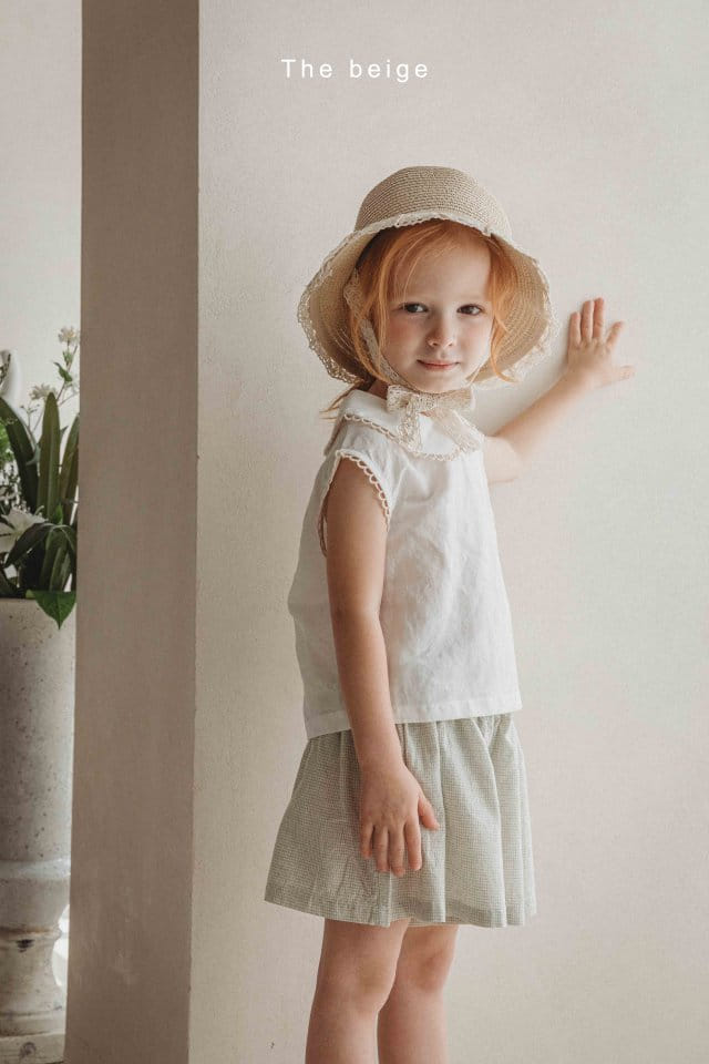 The Beige - Korean Children Fashion - #prettylittlegirls - Check Skirt Pants - 8