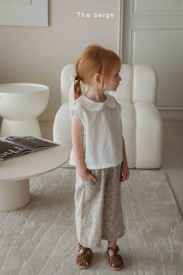The Beige - Korean Children Fashion - #prettylittlegirls - Linen Wide Pants - 5