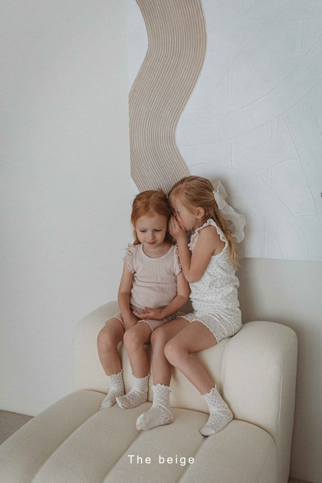 The Beige - Korean Children Fashion - #prettylittlegirls - Terry Short Leggings - 3