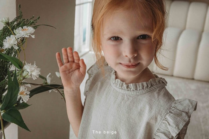 The Beige - Korean Children Fashion - #prettylittlegirls - Frill Check Blanc - 11