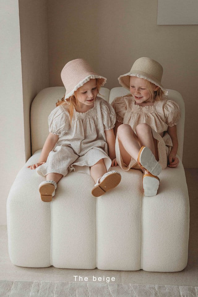 The Beige - Korean Children Fashion - #minifashionista - Smoke Top Bottom Set - 4