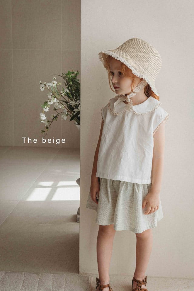 The Beige - Korean Children Fashion - #toddlerclothing - Dung Ca Embroidery Blanc - 10