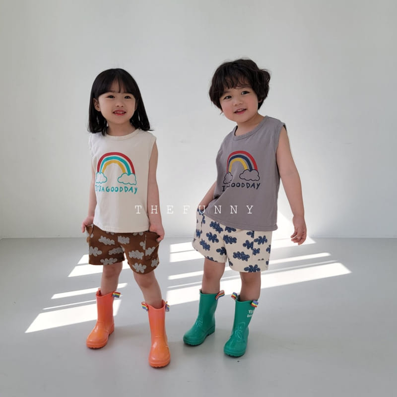 The Funny - Korean Children Fashion - #kidsstore - Rainbow Sleeveless Tee - 4