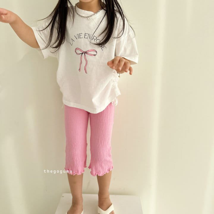 Thegoguma - Korean Children Fashion - #childofig - Rose Ribbon Tee - 10