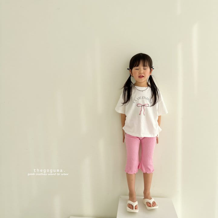Thegoguma - Korean Children Fashion - #childofig - Rose Ribbon Tee - 9